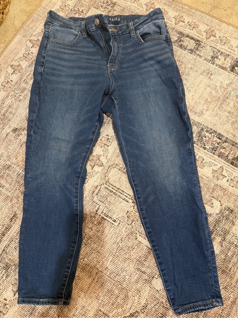 American Eagle Outfitters Dark Blue Skinny Jeans